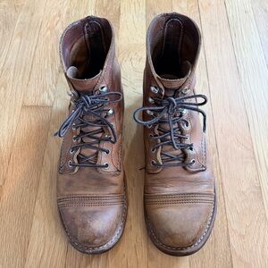 Red Wing Iron Ranger 6” Boots Men’s 7.5 Copper Rough & Tough Leather boots